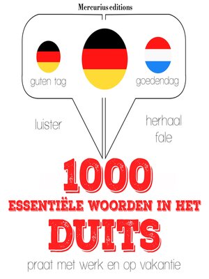 cover image of 1000 essentiële woorden in het Duits